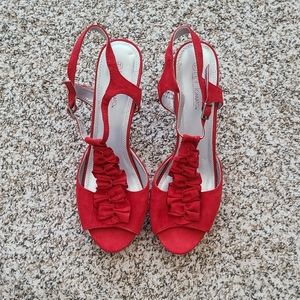Hot Tomato red heels. Size 11.